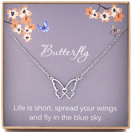 Sterling Silver Butterfly Necklace